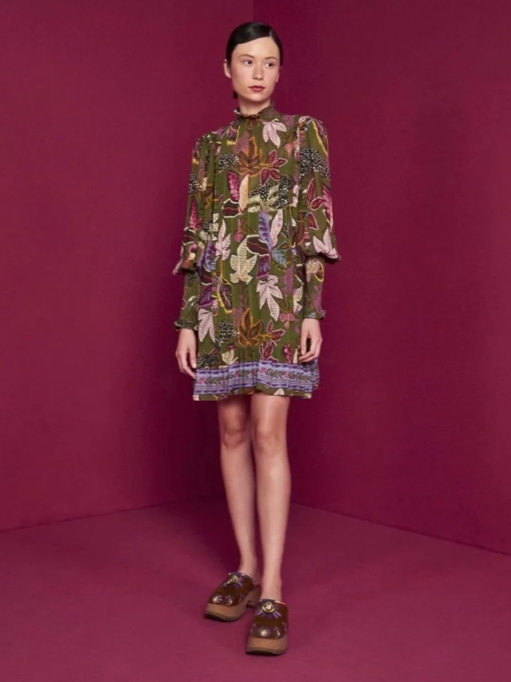 Farm Rio Jungle Mini Dress X Large - Picture 3 of 9